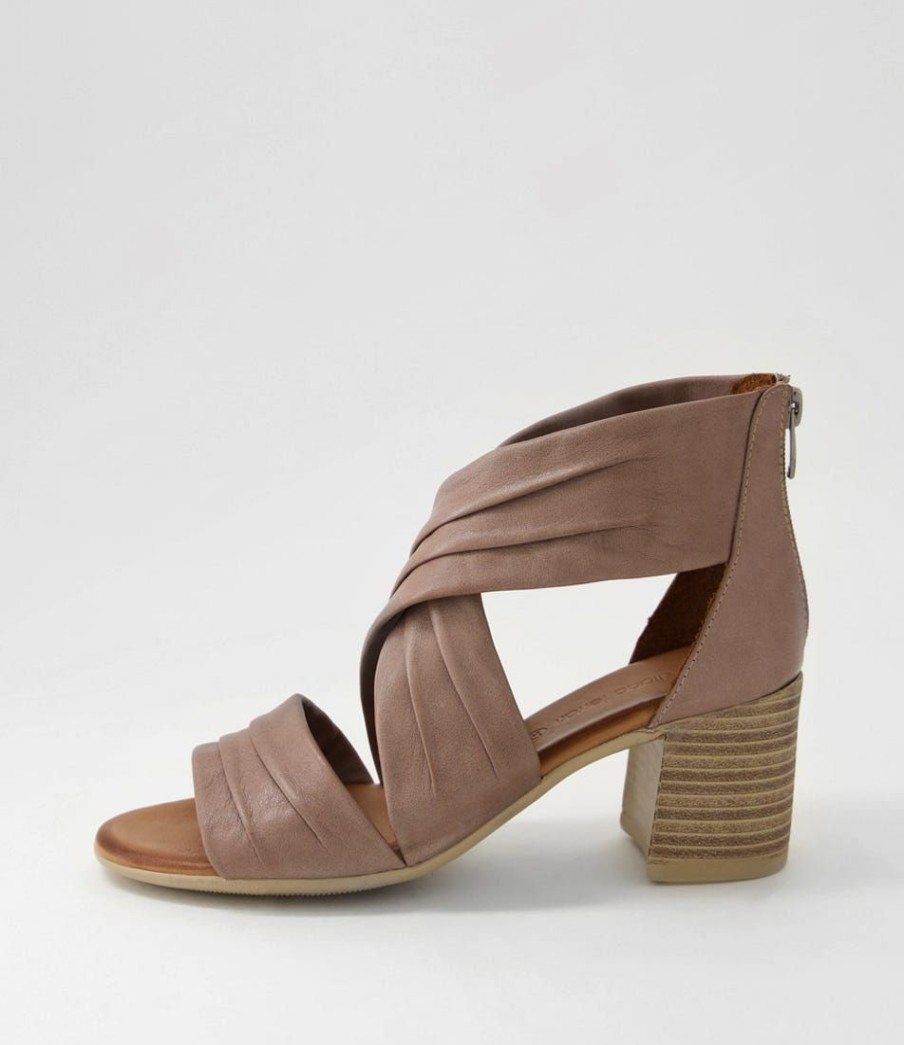 Shoes DIANA FERRARI | Wives Taupe Leather Sandals