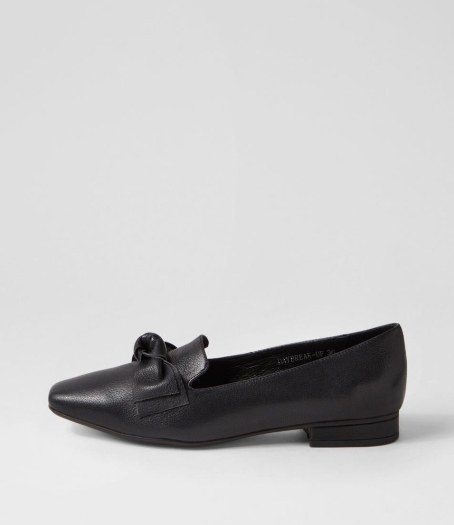 Shoes DIANA FERRARI | Daybreak Black Leather Loafers