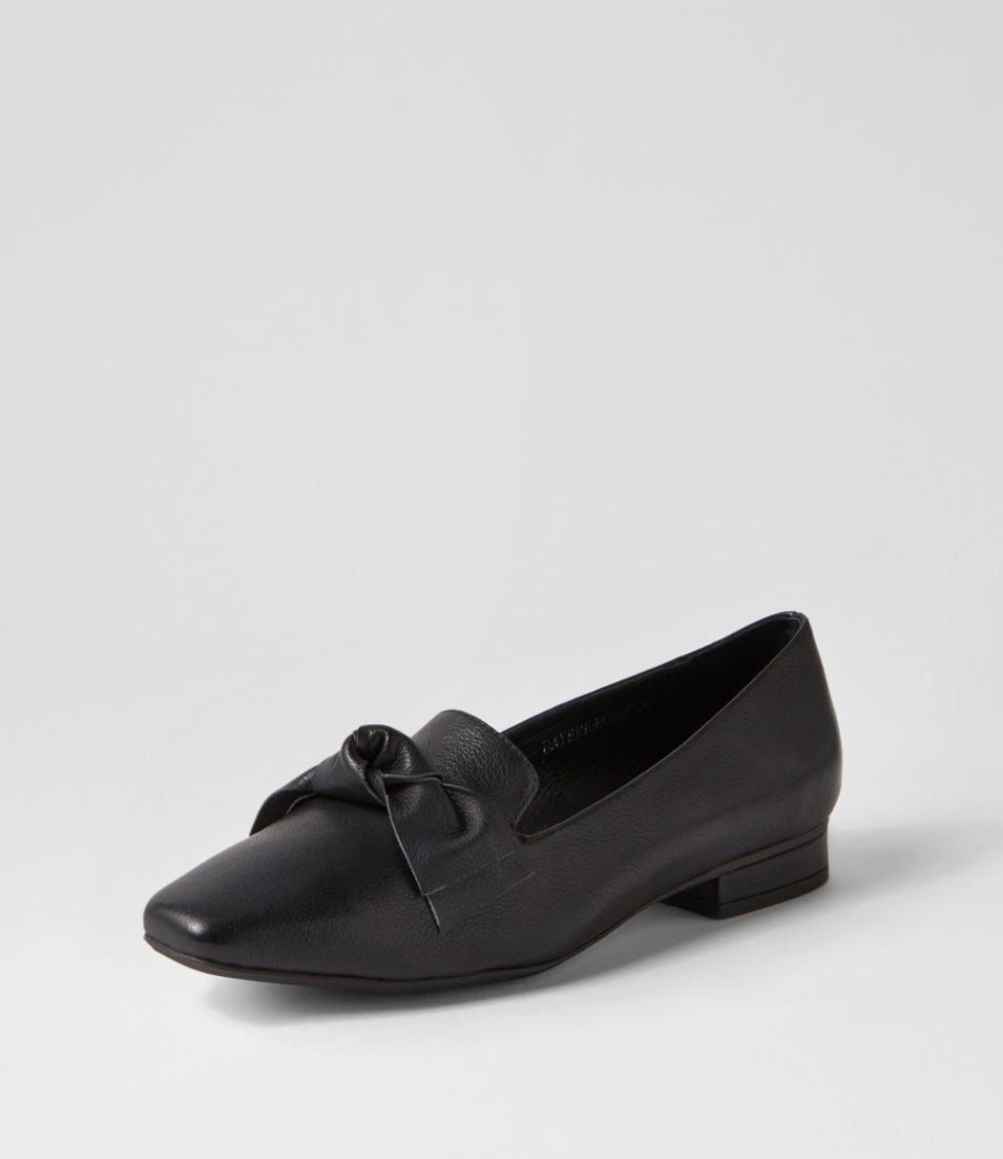 Shoes DIANA FERRARI | Daybreak Black Leather Loafers