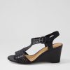 Shoes DIANA FERRARI | Sweetest Black Leather Sandals