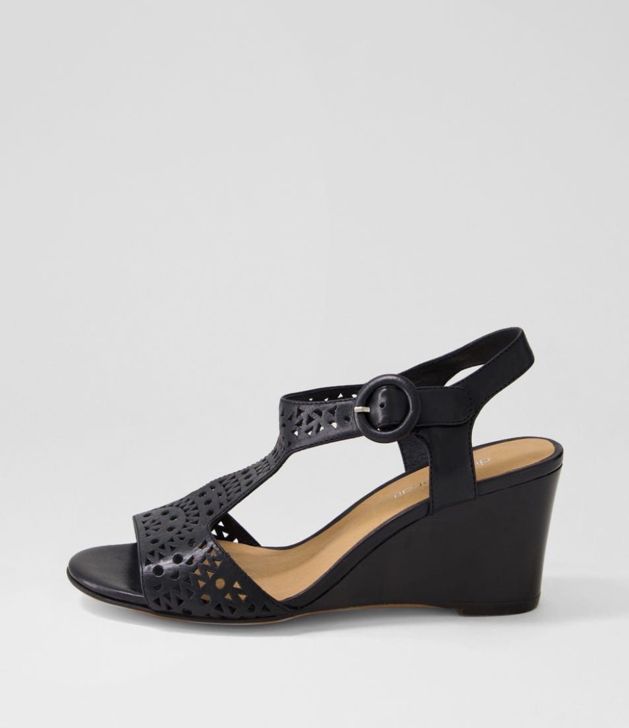 Shoes DIANA FERRARI | Sweetest Black Leather Sandals