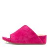 Shoes ZIERA | Millicent W Fuchsia Suede Sandals