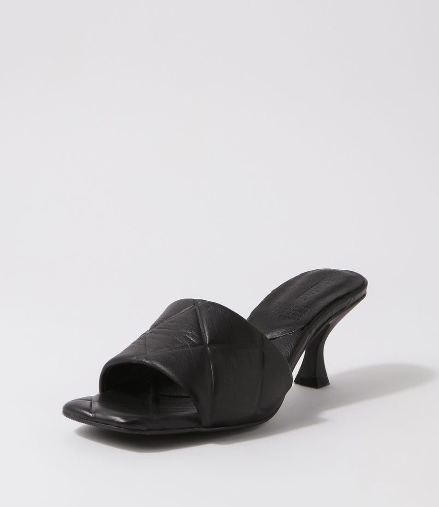 Shoes MOLLINI | Vazaar Black Leather Mules