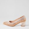 Shoes DJANGO & JULIETTE | Jenice Champagne Suede Heels