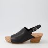 Shoes TOP END | Cierrah Black Leather Sandals