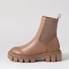 Shoes EOS | Feat Taupe Leather Chelsea Boots