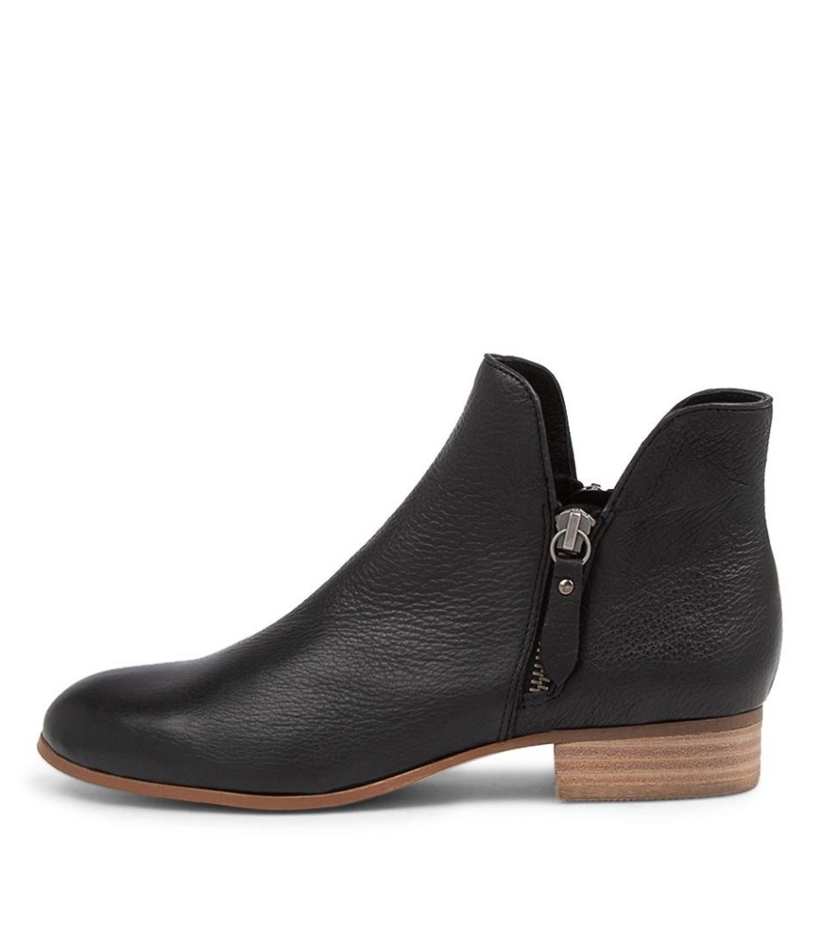 Shoes DJANGO & JULIETTE | Faye Dj Black Natural Heel Leather