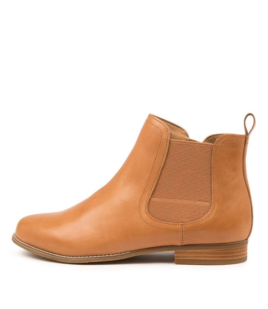 Shoes ZIERA | Talia Xf Tan Leather Ankle Boots