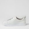 Shoes MOLLINI | Oshiy White Silver Leather Sneakers