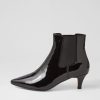 Shoes DIANA FERRARI | Choosi Black Patent Leather Chelsea Boots