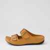 Shoes DIANA FERRARI | Nardi Tan Leather Slides