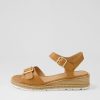 Shoes MOLLINI | Bittle Dark Tan Leather Sandals