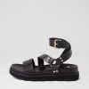 Shoes MOLLINI | Caplan Black Leather Sandals