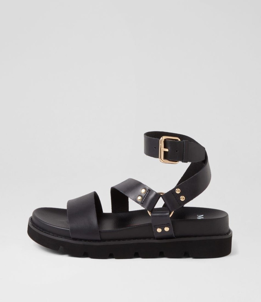 Shoes MOLLINI | Caplan Black Leather Sandals