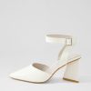 Shoes DJANGO & JULIETTE | Hisa Ivory Patent Leather Heels