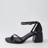 Shoes MOLLINI | Bestees Black Leather Sandals