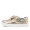 Shoes DJANGO & JULIETTE | Folko Champagne Leather Sneakers