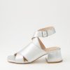 Shoes DJANGO & JULIETTE | Naddie Silver Leather Sandals