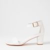 Shoes DJANGO & JULIETTE | Cassier Lrg White Leather Sandals