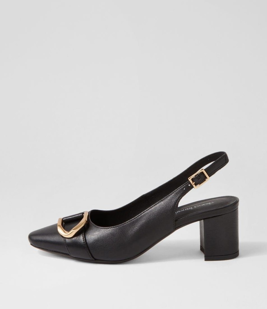 Shoes DIANA FERRARI | Lovily Black Leather Heels