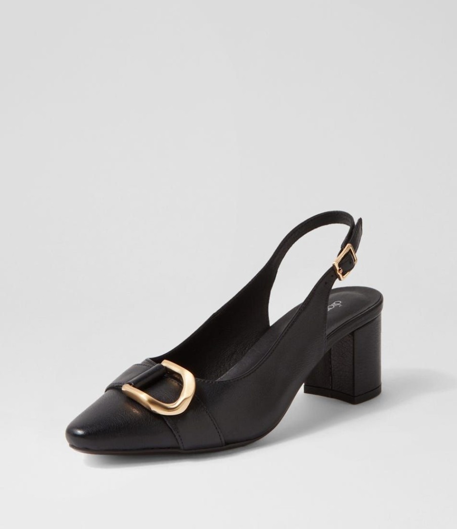 Shoes DIANA FERRARI | Lovily Black Leather Heels