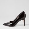 Shoes TOP END | Barrios Black Patent Leather Pump Heels