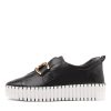 Shoes DJANGO & JULIETTE | Bage Black Leather Sneakers Ws