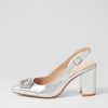 Shoes DIANA FERRARI | Sekanis Silver Leather Heels