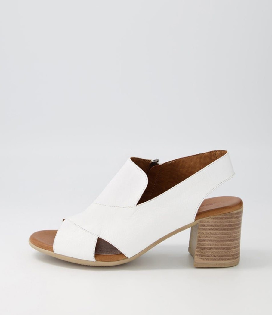 Shoes DIANA FERRARI | Wondir White Leather Sandals