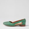 Shoes DIANA FERRARI | Roys Emerald Leather Flat Shoes