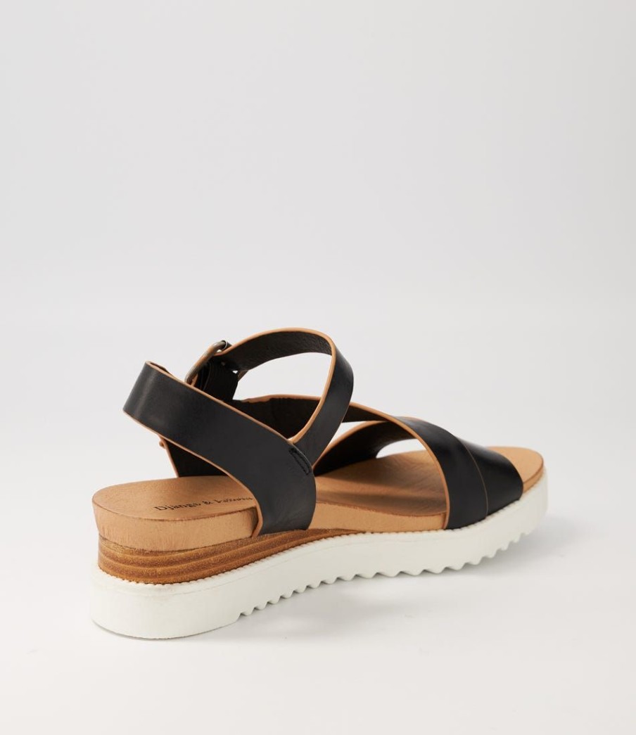 Shoes DJANGO & JULIETTE | Alisa Black Leather Sandals Ws · Thecouturehoodie