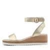 Shoes DJANGO & JULIETTE | Irish Pale Gold Leather Sandals