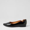 Shoes TOP END | Shaffer Black Patent Leather Flat Shoes