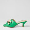 Shoes DJANGO & JULIETTE | Umai Bright Emerald Leather Mules