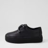 Shoes DJANGO & JULIETTE | Shena Black Leather Sneakers