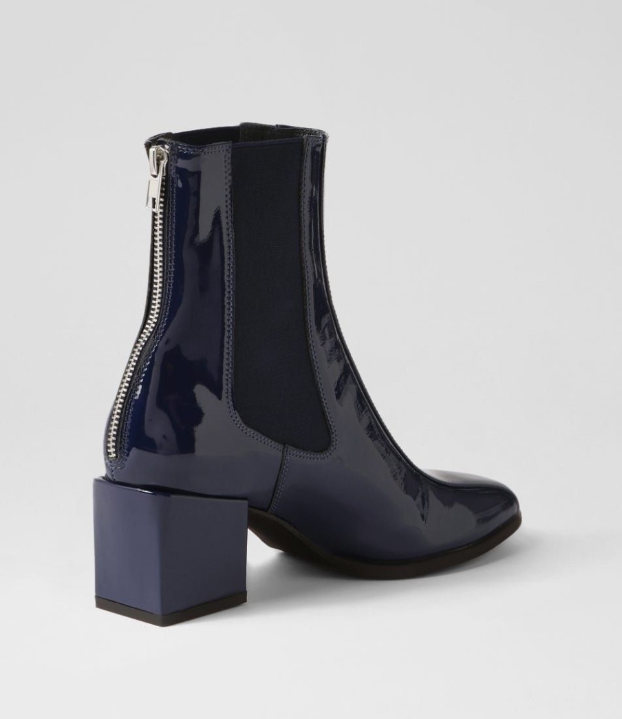 Shoes DJANGO & JULIETTE | Werdy Saphire Patent Leather Chelsea Boots