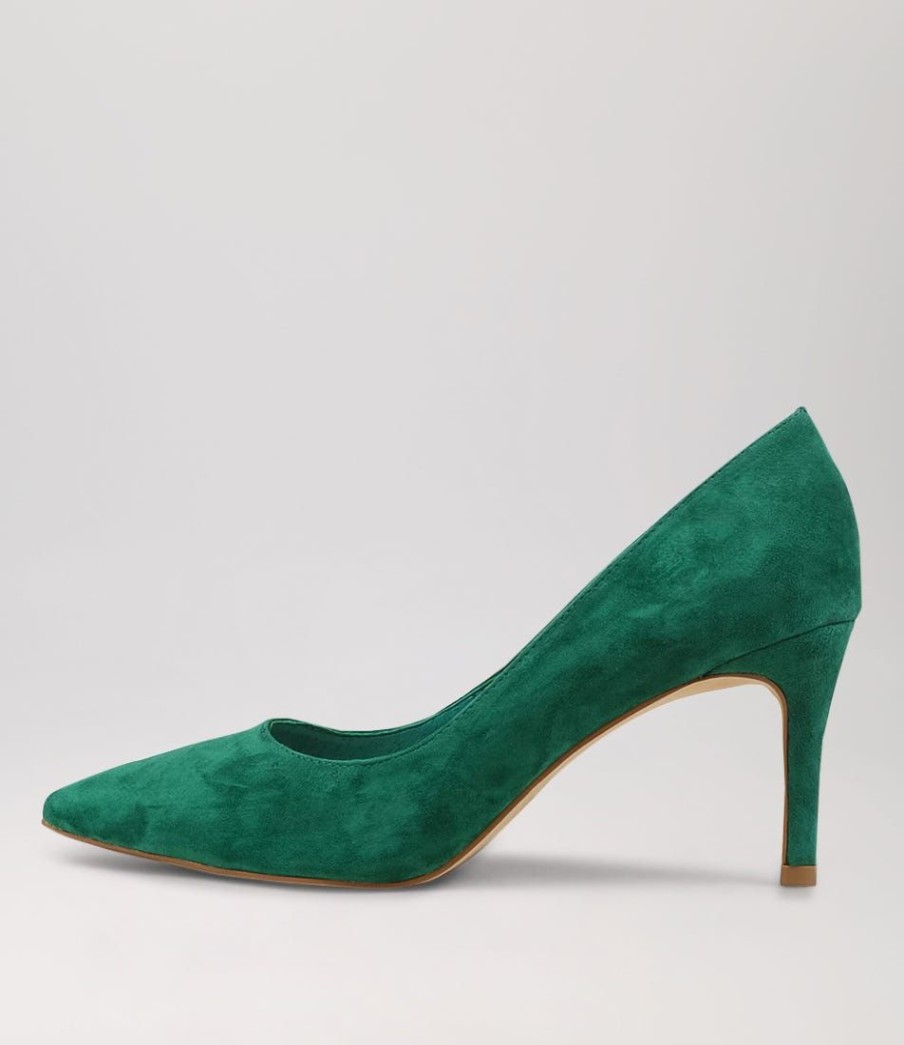 Shoes TOP END | Barrios Emerald Suede Heels