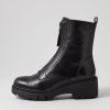 Shoes DJANGO & JULIETTE | Uruba Black Leather Ankle Boots