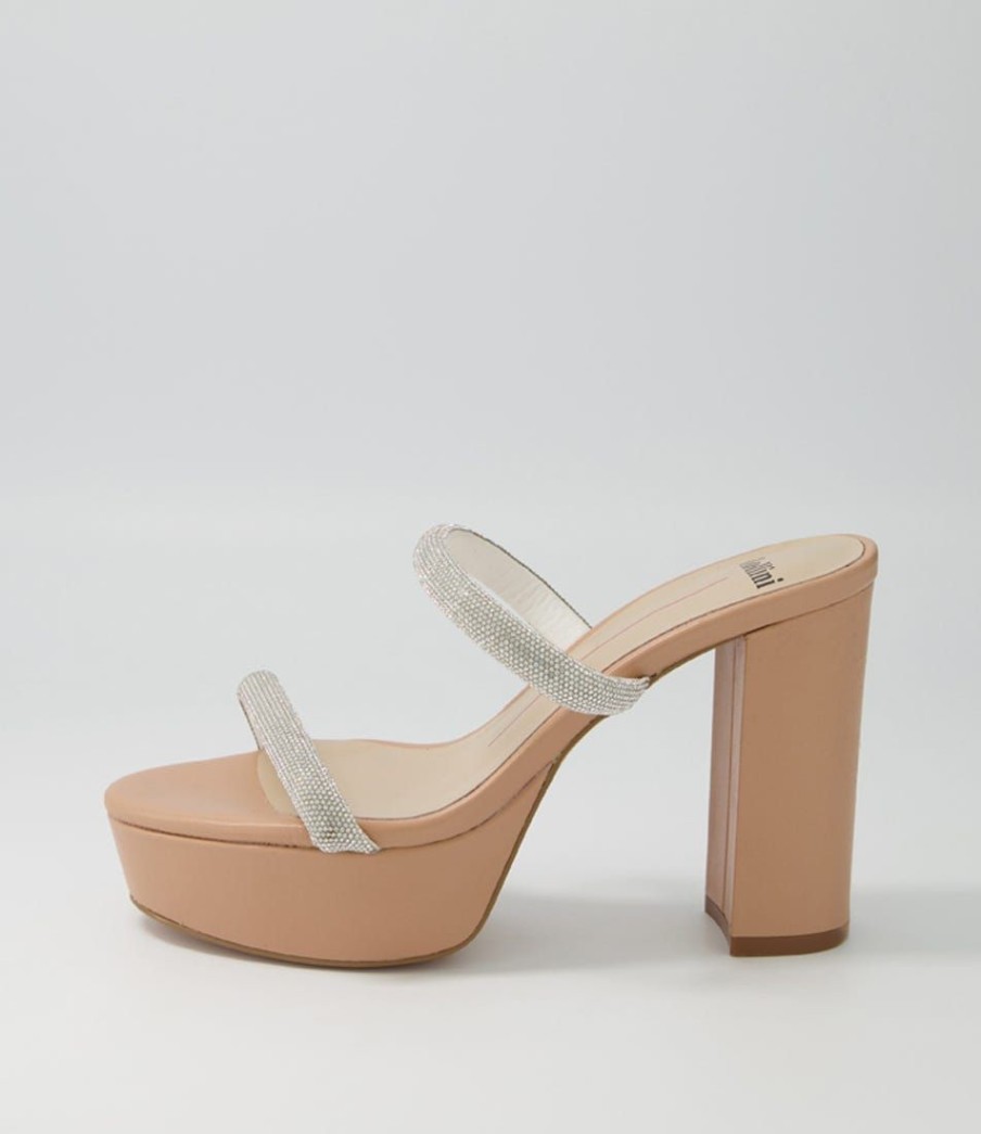 Shoes MOLLINI | Aine Nude Leather Mules