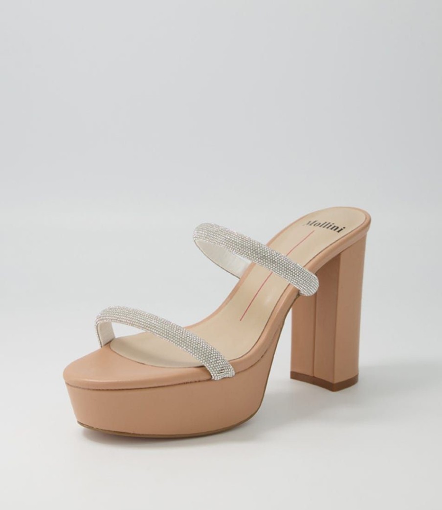 Shoes MOLLINI | Aine Nude Leather Mules