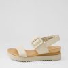 Shoes DJANGO & JULIETTE | Albany Almond Leather Sandals