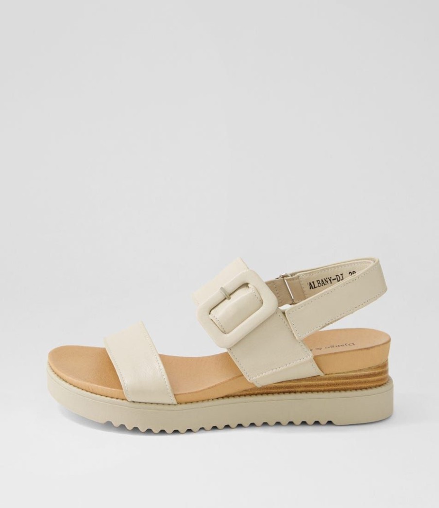 Shoes DJANGO & JULIETTE | Albany Almond Leather Sandals