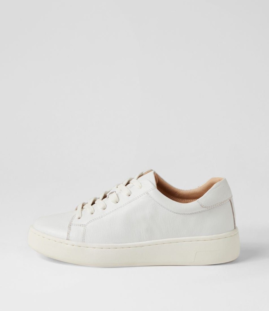 Shoes DIANA FERRARI | Delanys White Leather Sneakers