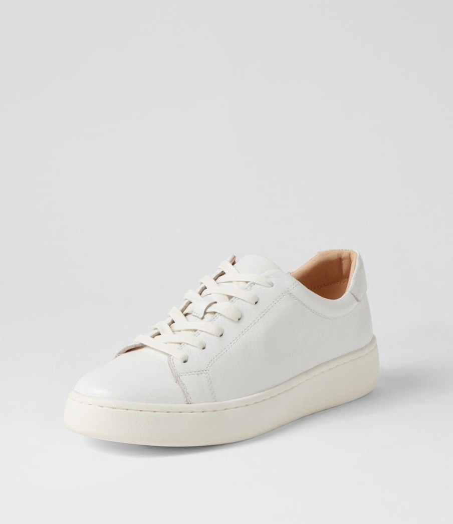 Shoes DIANA FERRARI | Delanys White Leather Sneakers