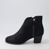 Shoes ZIERA | Govak W Black Mix Print Leather Ankle Boots