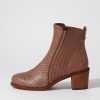 Shoes DJANGO & JULIETTE | Welstone Taupe Weave Leather Chelsea Boots