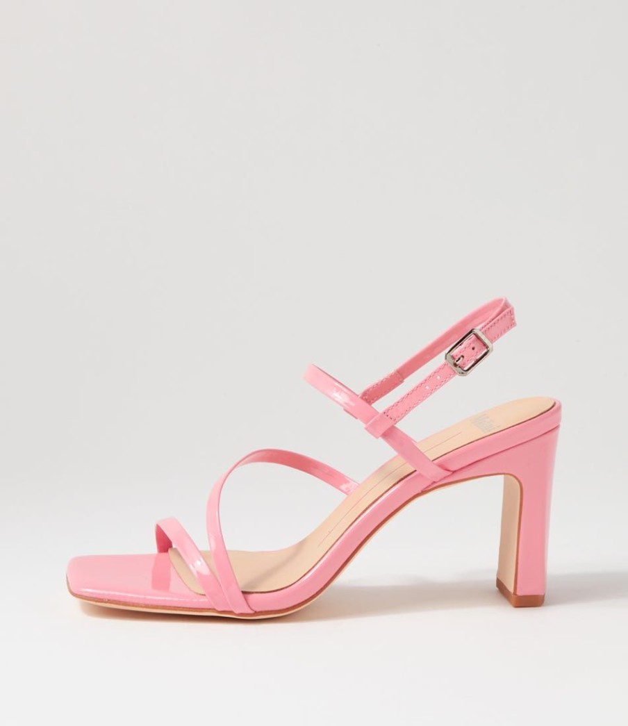 Shoes MOLLINI | Fayee Pink Patent Leather Sandals