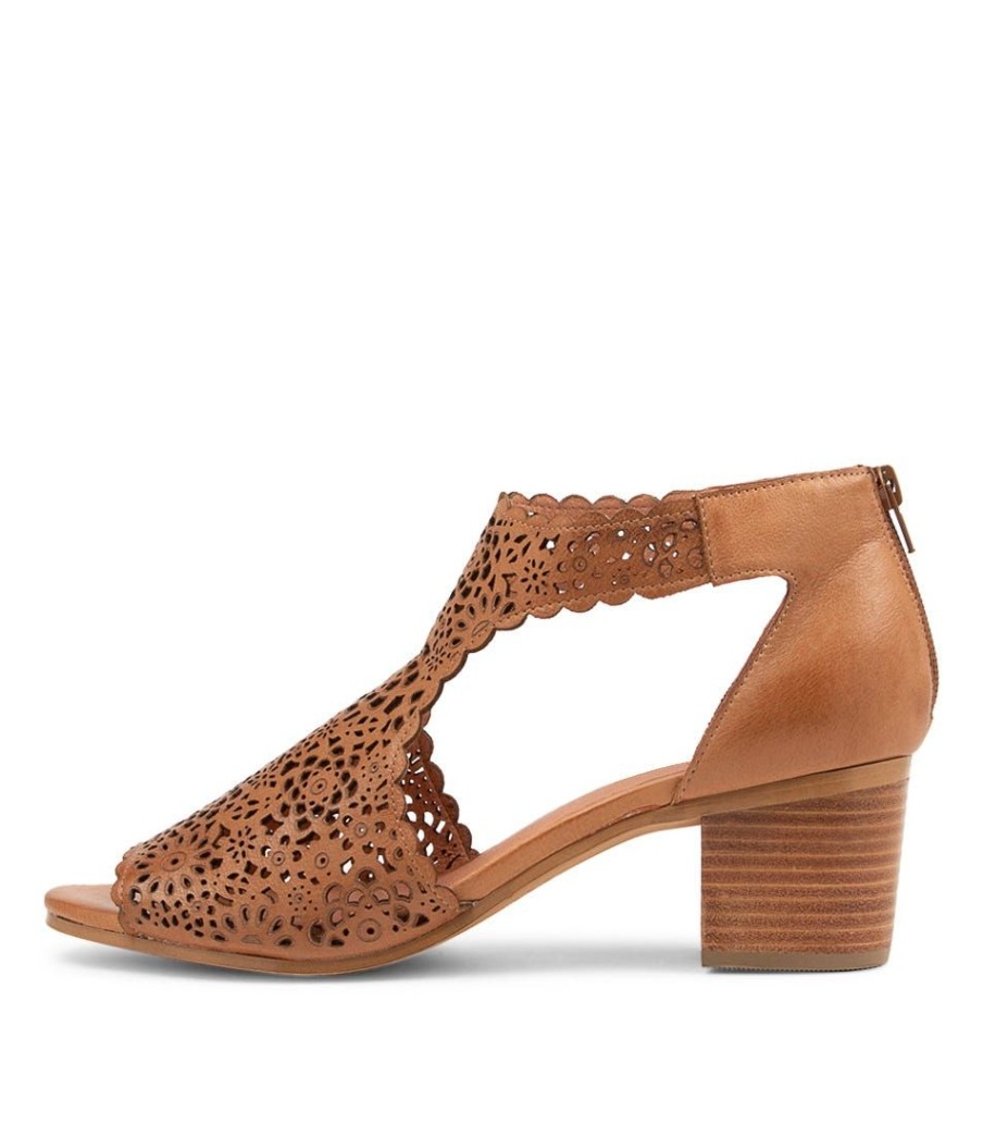 Shoes DJANGO & JULIETTE | Bames Lrg Dark Tan Leather Sandals