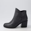 Shoes ZIERA | Luben W Black Leather Ankle Boots