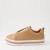 Shoes ALFIE & EVIE | Prime Camel Leather Sneakers